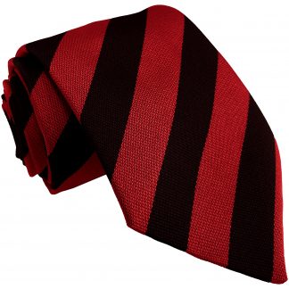 Black and Red Block High School Tie